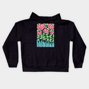 Minimalist Modern Flower Kids Hoodie